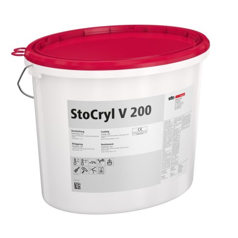 Vopsea de beton StoCryl V 200, 15 l, alb